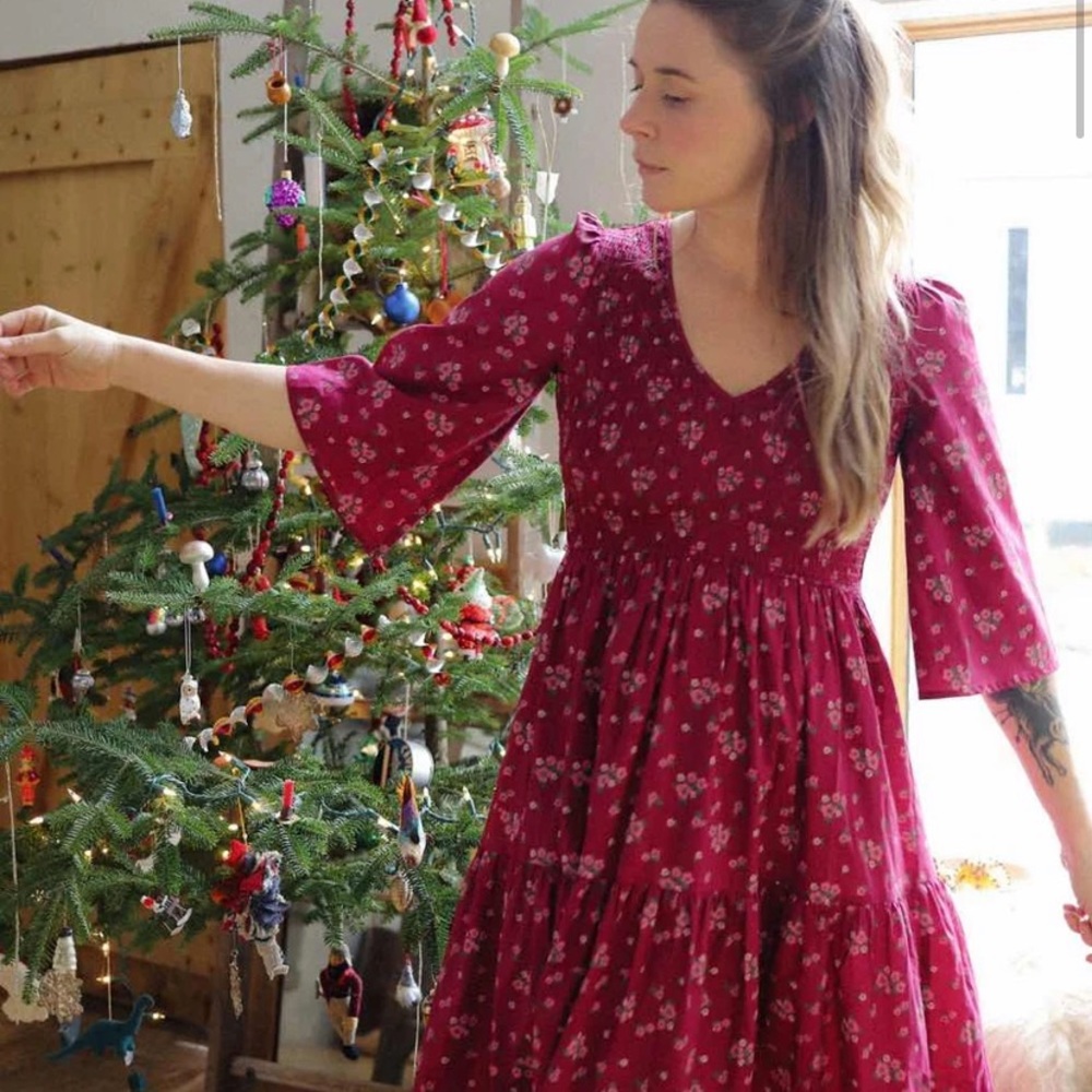 Christy Dawn Basil Dress XS/S